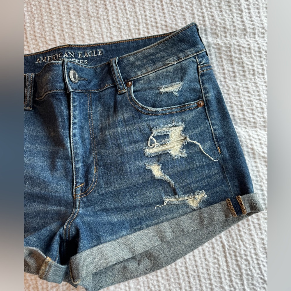 AE High Rise Jean Short - Picture 2 of 6